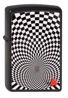 Zippo Illusion Black White